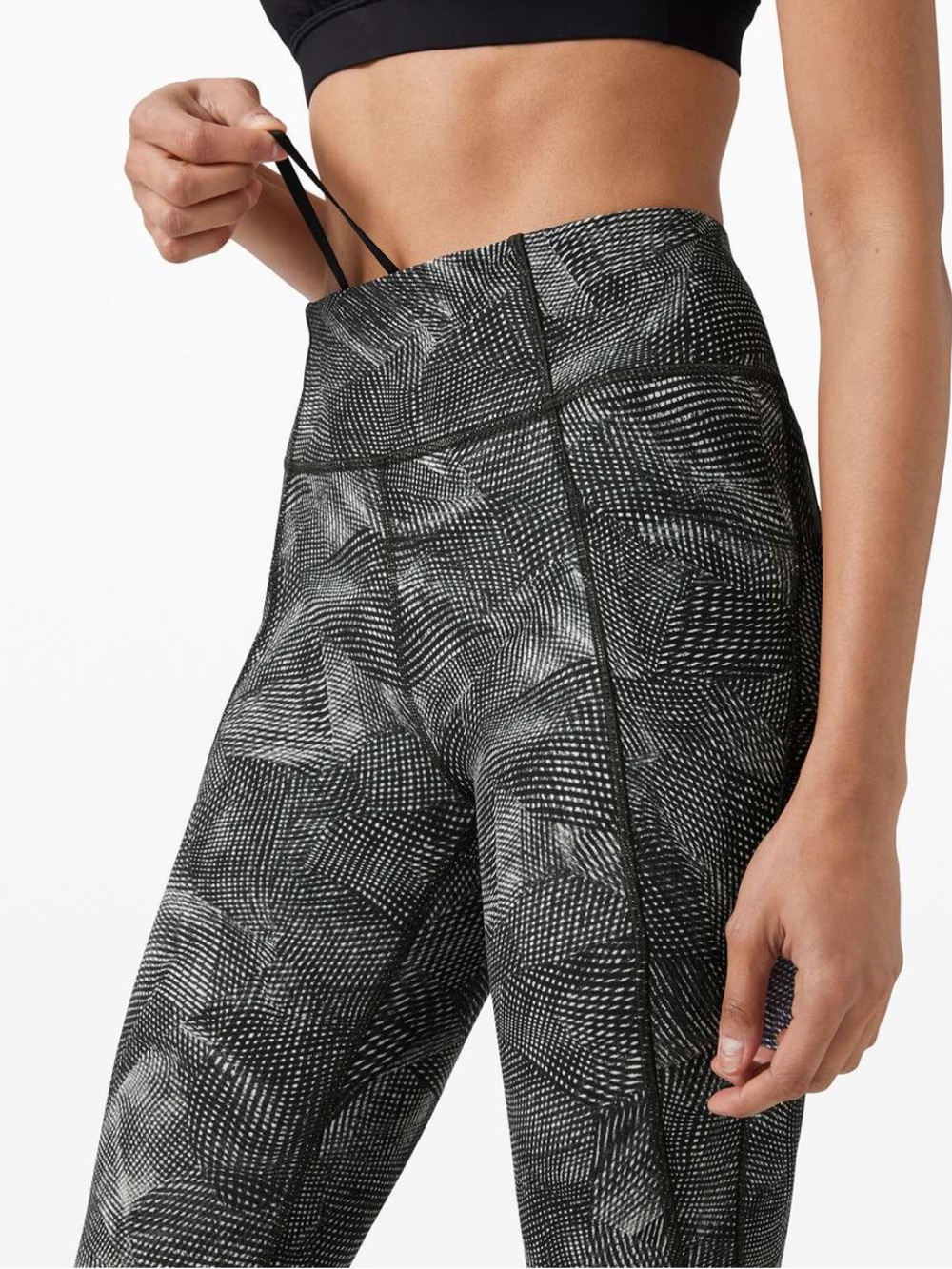 Lululemon time to sweat 7/8 length legging in velocity mesh bundle small